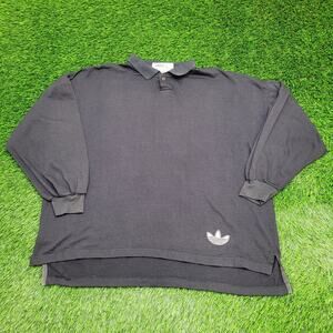 Vintage 90s Adidas Collared Sweaatshirt 2XL/3XL 27x27 Boxy